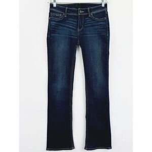 Buckle Black Jeans Womens 27 Blue Bootcut BKE Fit No 53 Stretch Dark Wash Denim